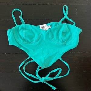 Princess polly teal tank top